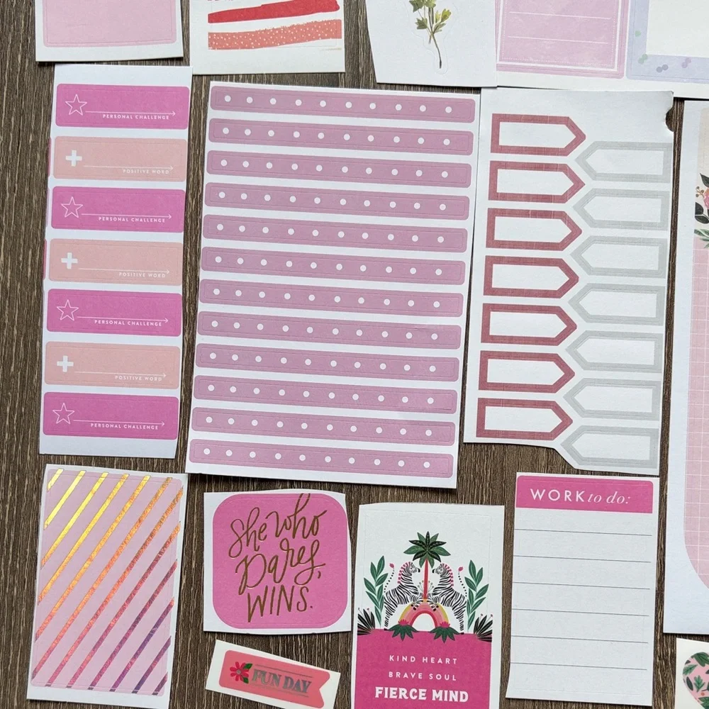 ❤️$4 Pink Hues Not So Mystery Happy Planner Sticker Set